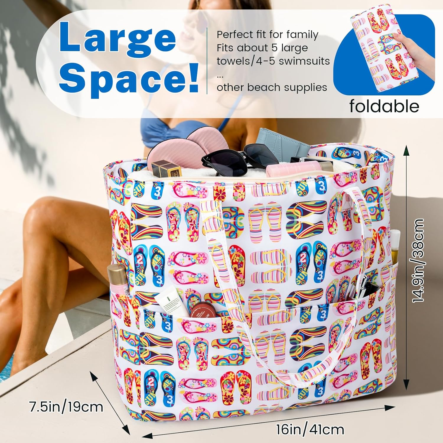 Beach Bag for Women, Hobo Pool – обзор и цена Tote Bag Beach