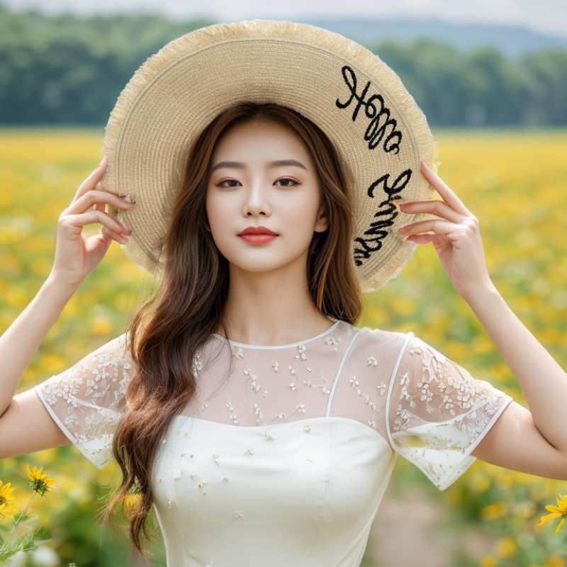 1pc Summer Floppy Beach Hats f – обзор и цена Hat Floppy Wide