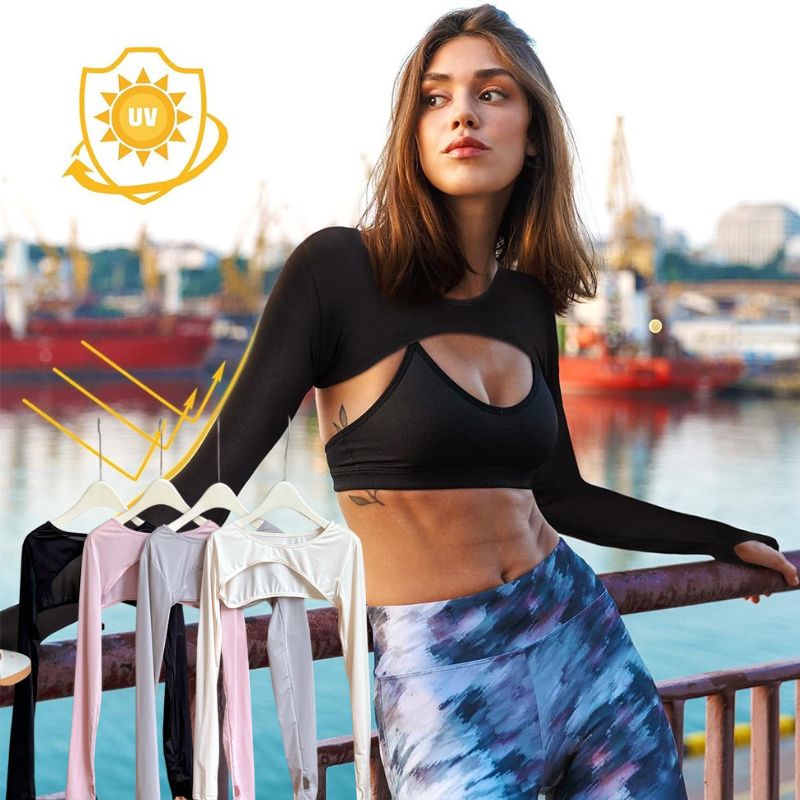 Modal Ice Silk Arm Sleeves Ult – обзор и цена Crop Top Crochet