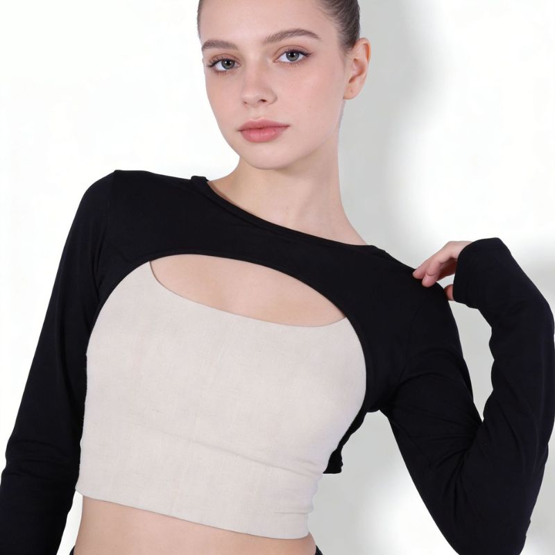 Modal Ice Silk Arm Sleeves Ult – обзор и цена Crop Top Crochet