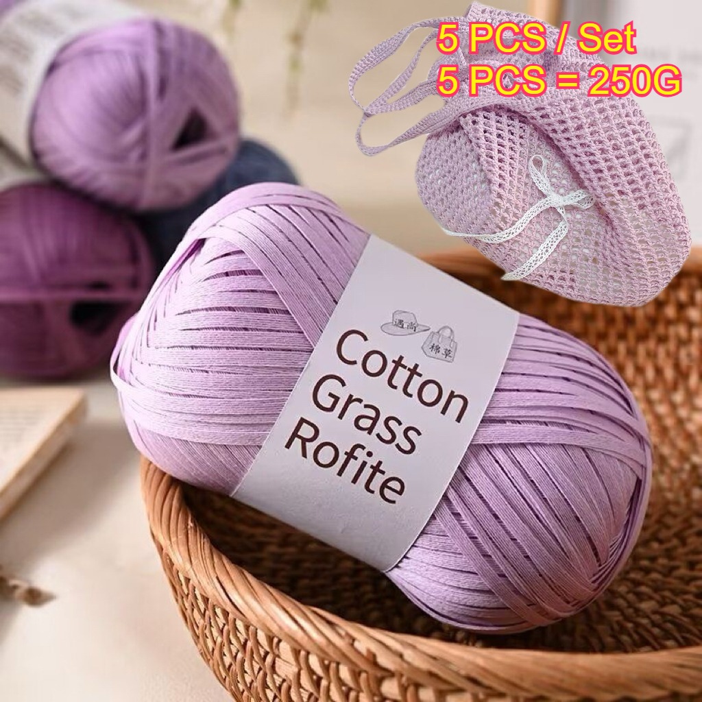 5PCS 250g Raffia Paper Rope Kn – обзор и цена Crochet Bag Raffia