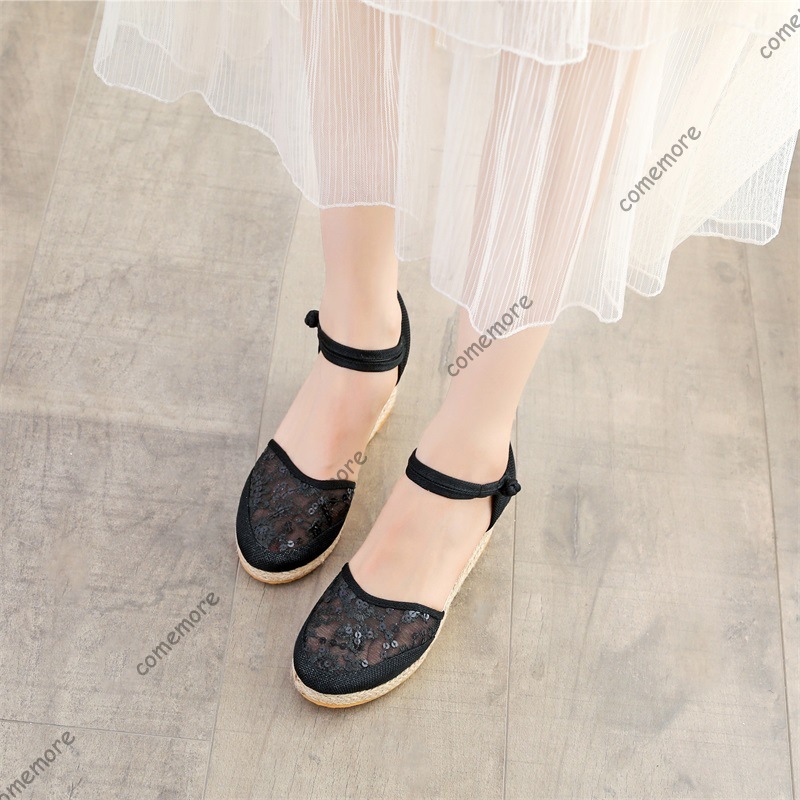 Women's Lace Mesh Espadrille W – обзор и цена Wedge Espadrille Women