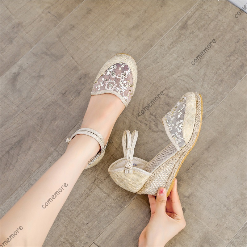 Women's Lace Mesh Espadrille W – обзор и цена Wedge Espadrille Women