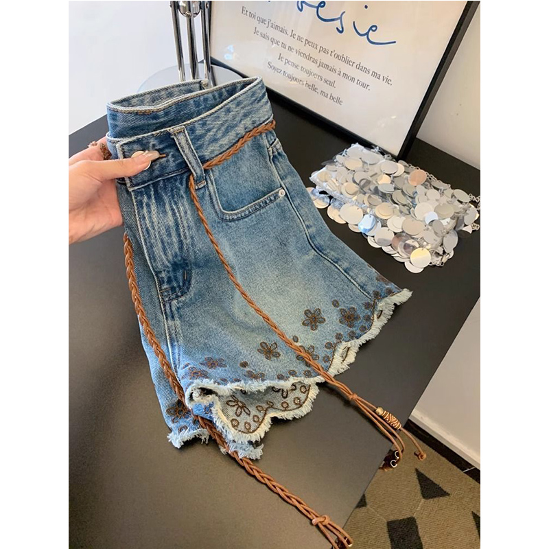 Breathable Vintage Denim Short – обзор и цена Shorts Denim Frayed