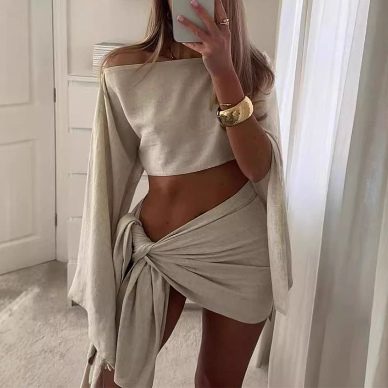 Women Two Pieces Sets Summer C – обзор и цена Crop Top Crochet
