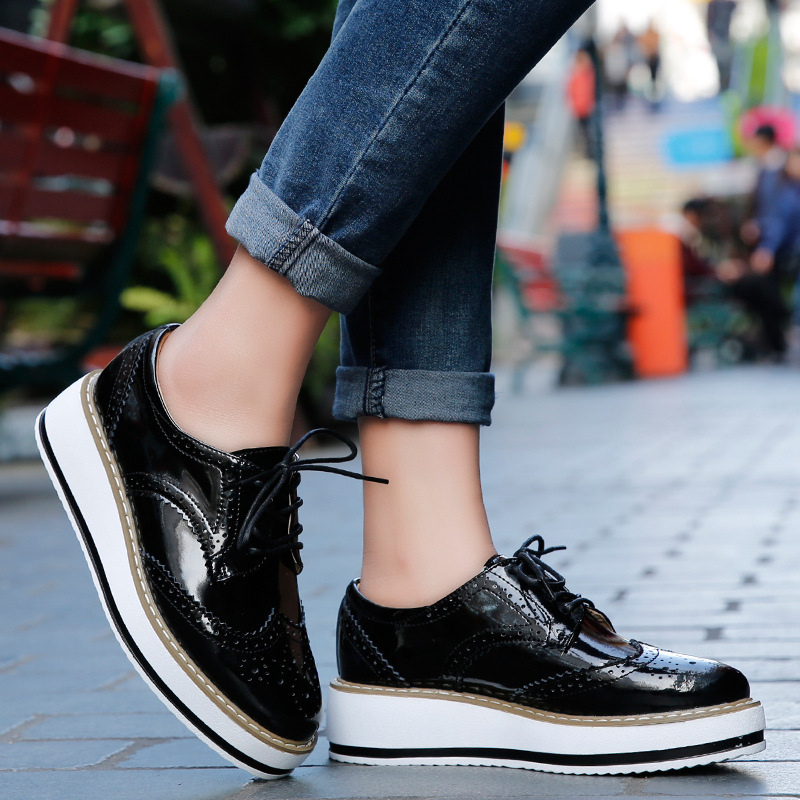 Women Loafers Shoes Leather Th – обзор и цена Wedge Espadrille Women